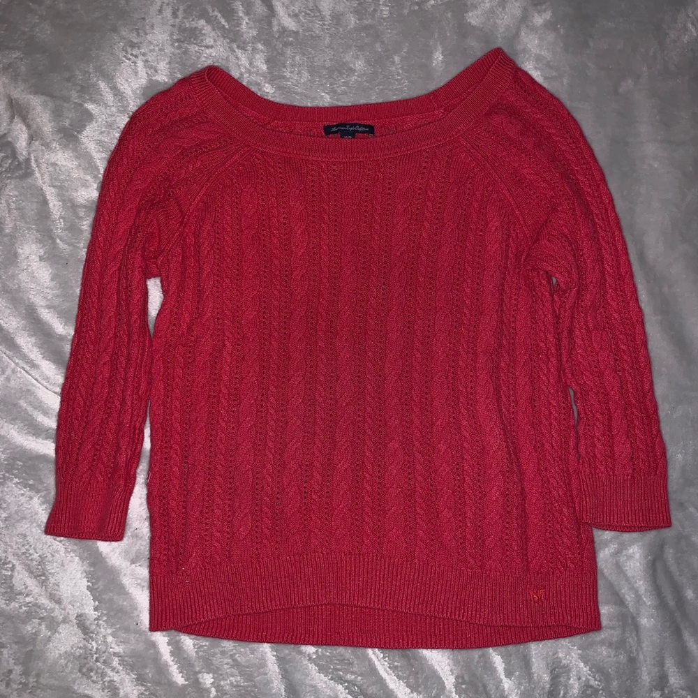 Pink sweater